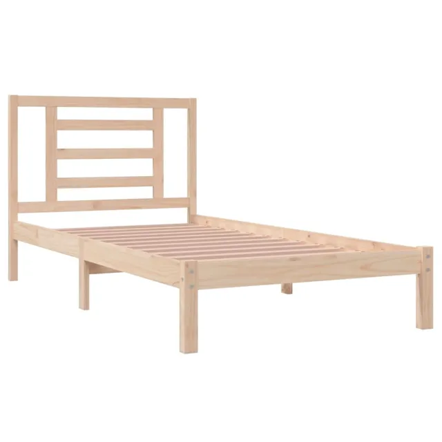 Cadre de lit sans matelas 90x200 cm bois de pin massif