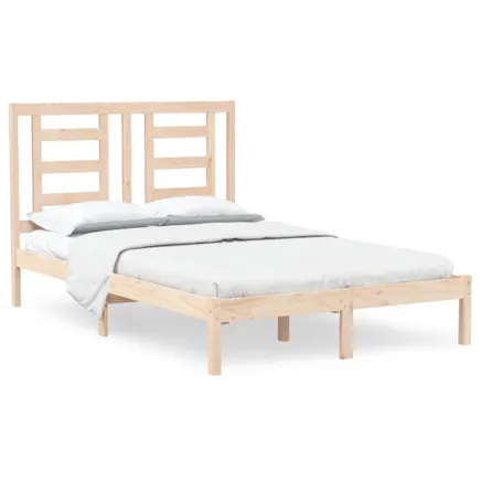 Cadre de lit sans matelas 120x200 cm bois de pin massif 2