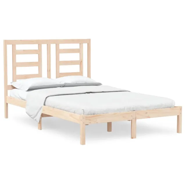 Cadre de lit sans matelas 120x200 cm bois de pin massif
