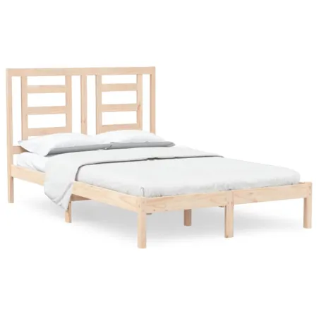 Cadre de lit sans matelas 120x200 cm bois de pin massif