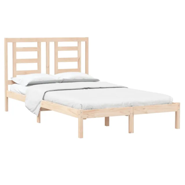 Cadre de lit sans matelas 120x200 cm bois de pin massif