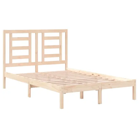 Cadre de lit sans matelas 120x200 cm bois de pin massif
