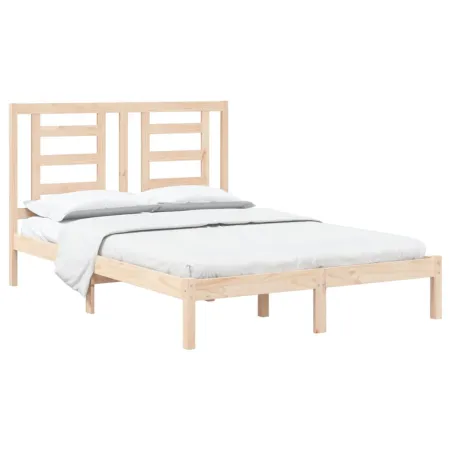 Cadre de lit sans matelas 140x200 cm bois massif de pin