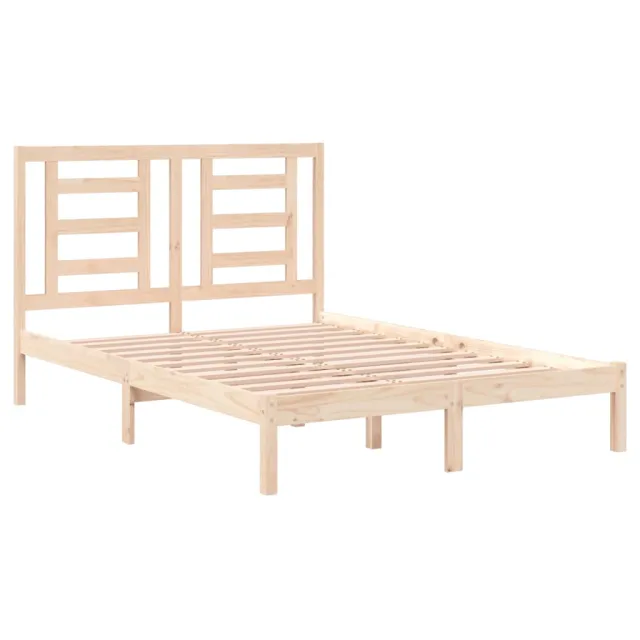 Cadre de lit sans matelas 140x200 cm bois massif de pin