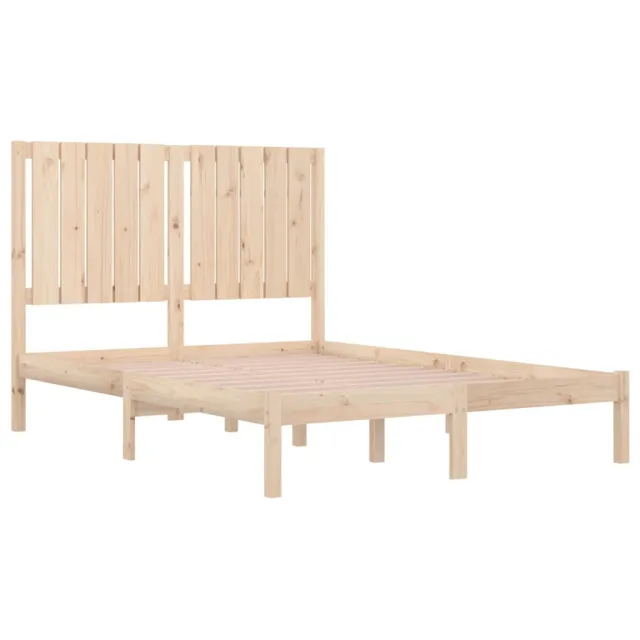 Cadre de lit sans matelas 120x190 cm bois massif