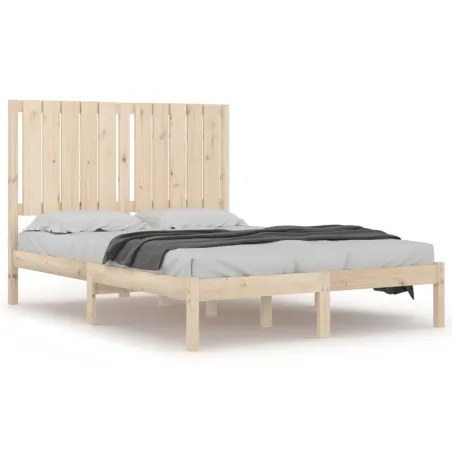 Cadre de lit sans matelas 120x200 cm bois de pin massif