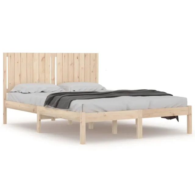 Cadre de lit sans matelas 160x200 cm bois massif de pin