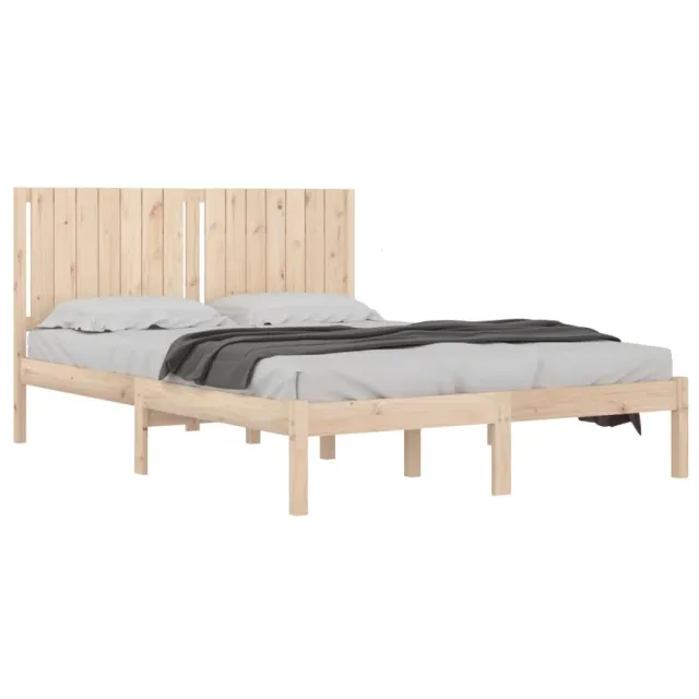 Cadre de lit sans matelas 160x200 cm bois massif de pin