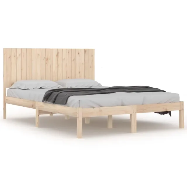 Cadre de lit sans matelas 180x200 cm bois massif