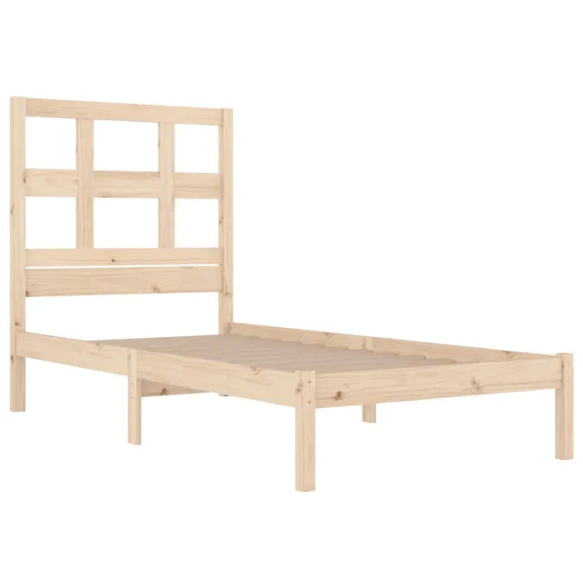 Cadre de lit sans matelas 90x190 cm bois de pin massif