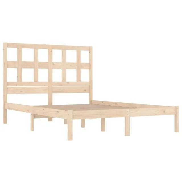 Cadre de lit sans matelas 120x190 cm bois de pin massif