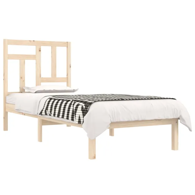 Cadre de lit sans matelas 90x200 cm bois de pin massif