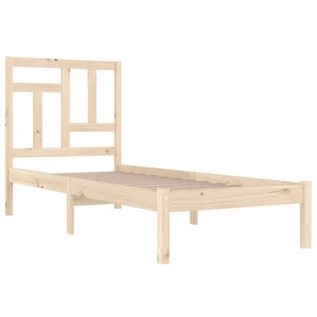 Cadre de lit sans matelas 90x200 cm bois de pin massif