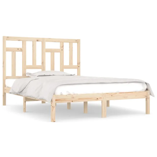 Cadre de lit sans matelas 120x200 cm bois de pin massif