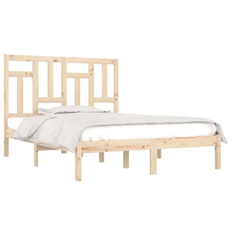 Cadre de lit sans matelas 120x200 cm bois de pin massif