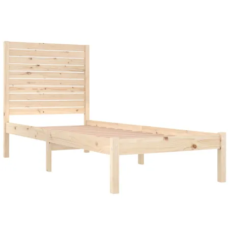 Cadre de lit sans matelas 90x190 cm bois massif