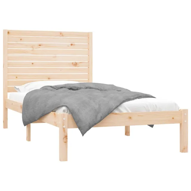 Cadre de lit sans matelas 90x200 cm bois massif