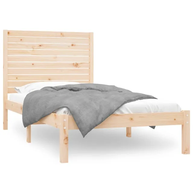 Cadre de lit sans matelas 100x200 cm bois massif