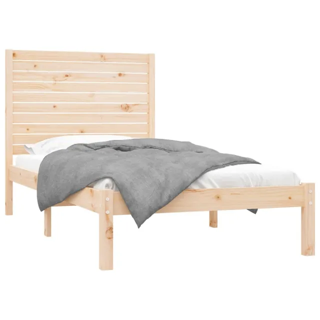Cadre de lit sans matelas 100x200 cm bois massif