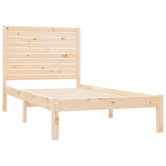 Cadre de lit sans matelas 100x200 cm bois massif