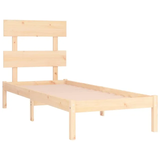 Cadre de lit sans matelas 90x190 cm bois massif