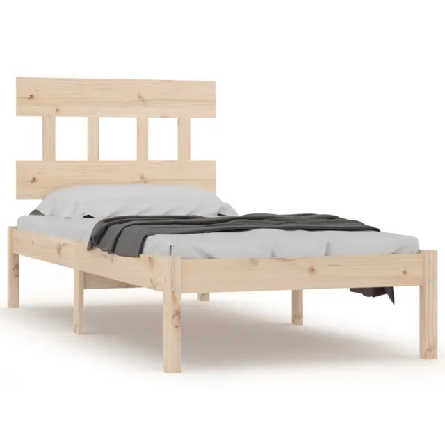 Cadre de lit sans matelas 90x190 cm bois massif