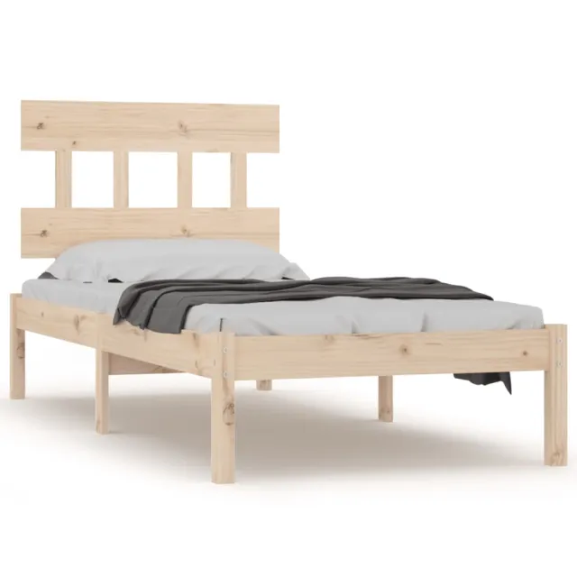Cadre de lit sans matelas 90x200 cm bois massif