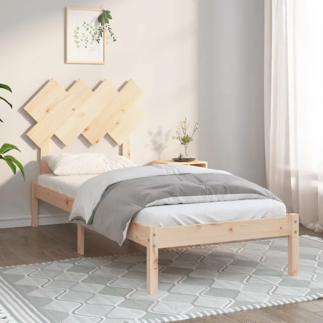 Cadre de lit sans matelas 90x200 cm bois massif