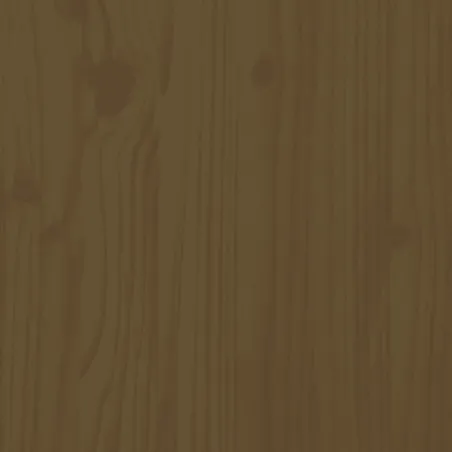 Cadre de lit sans matelas marron miel 200x200 cm bois massif