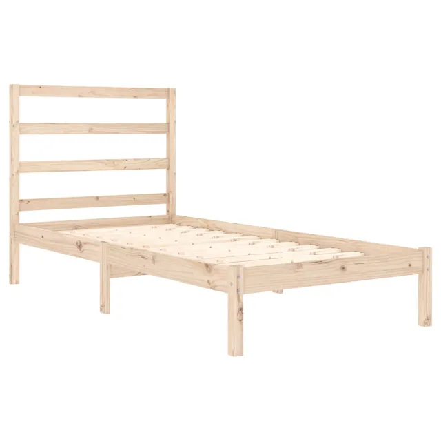 Cadre de lit sans matelas 90x190 cm bois massif