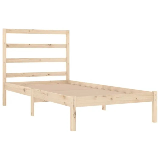 Cadre de lit sans matelas 90x200 cm bois de pin massif