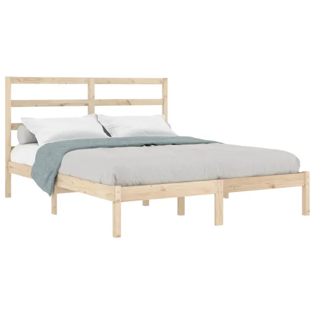 Cadre de lit sans matelas 120x200 cm bois de pin massif