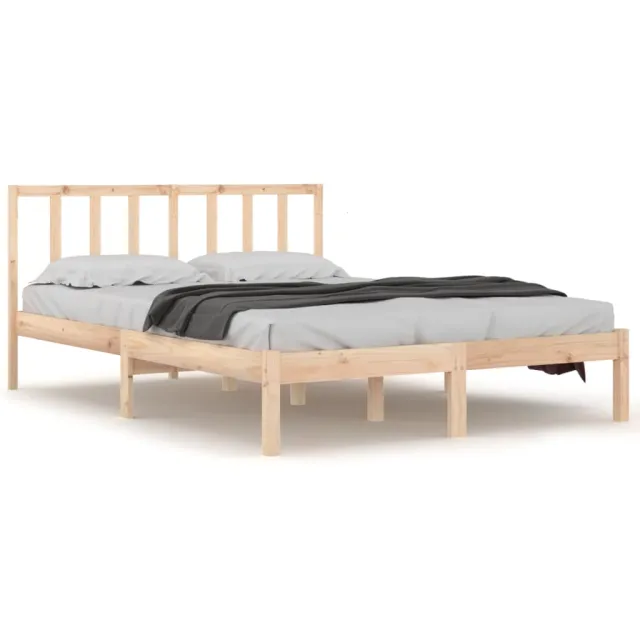 Cadre de lit sans matelas bois massif de pin 160x200 cm