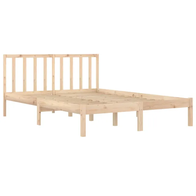 Cadre de lit sans matelas bois massif de pin 200x200 cm