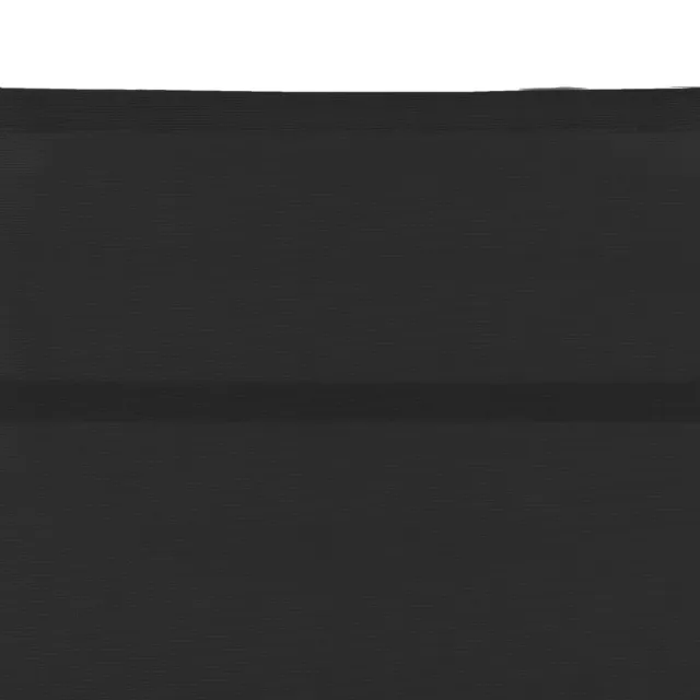 Chaise longue Textilène et aluminium Noir