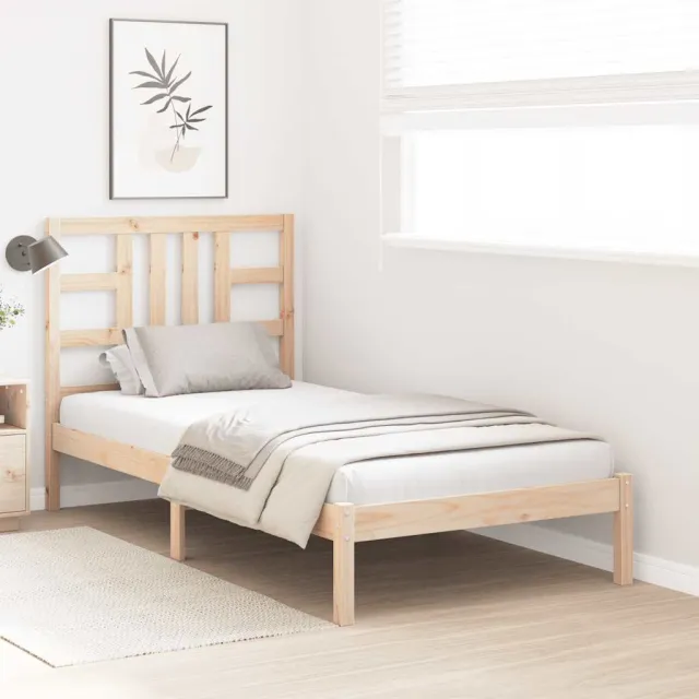 Cadre de lit sans matelas 90x190 cm bois massif