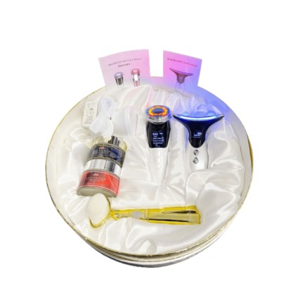 Gesichtsmassagegerät mit Radiofrequenz, Phototherapie und Elektrostim