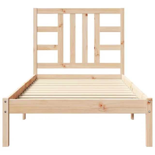 Cadre de lit sans matelas 90x200 cm bois massif
