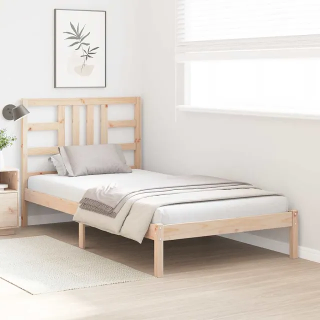 Cadre de lit sans matelas 100x200 cm bois massif