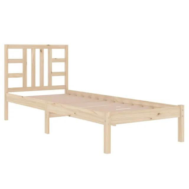 Cadre de lit sans matelas 100x200 cm bois massif