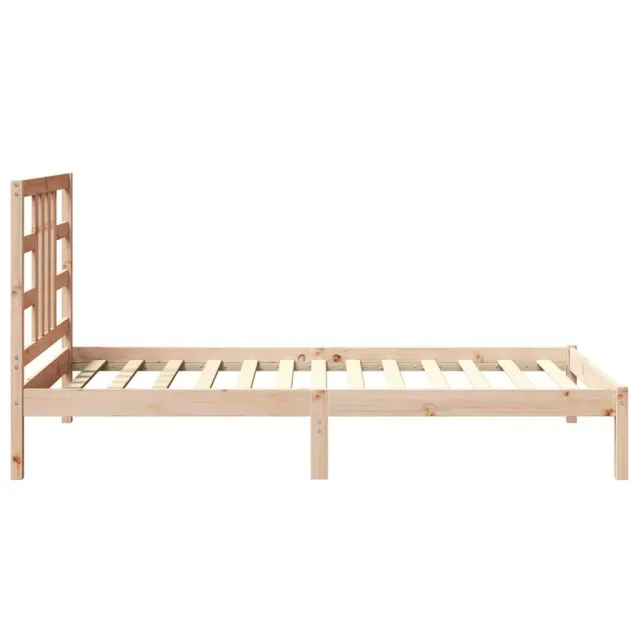 Cadre de lit sans matelas 100x200 cm bois massif