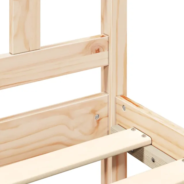 Cadre de lit sans matelas 120x200 cm bois massif