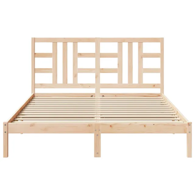 Cadre de lit sans matelas 160x200 cm bois massif