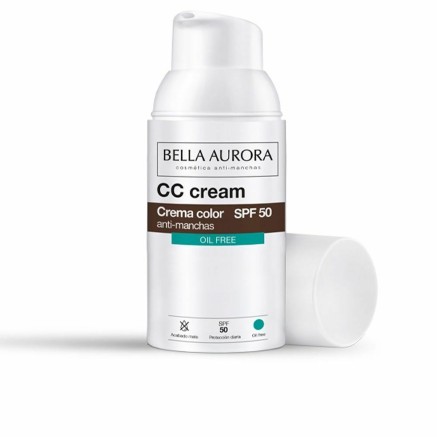 CC Cream Bella Aurora Spf 50 Zonder olie (30 ml)