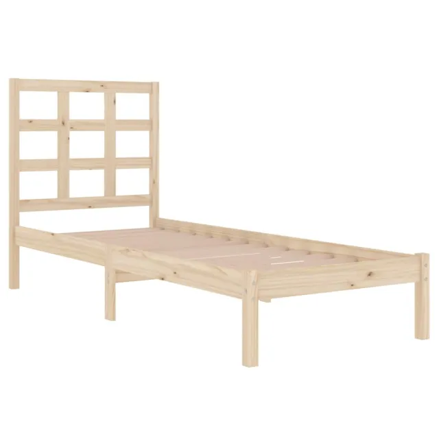 Cadre de lit sans matelas 90x190 cm bois massif