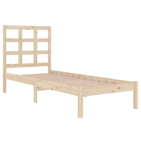 Cadre de lit sans matelas 100x200 cm bois massif
