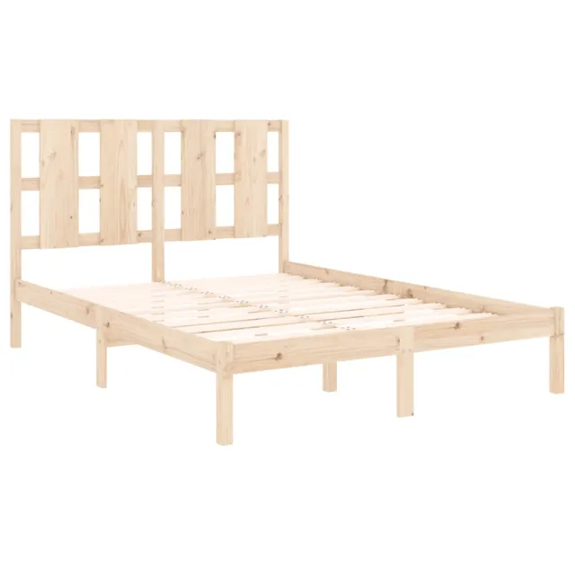 Cadre de lit sans matelas 120x200 cm bois de pin massif