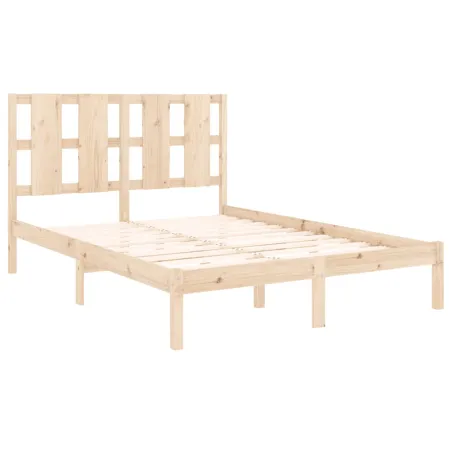 Cadre de lit sans matelas 120x200 cm bois de pin massif