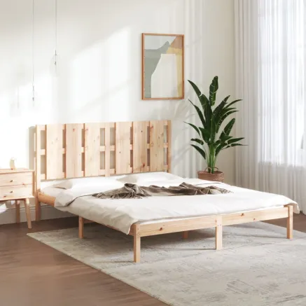 Cadre de lit sans matelas 160x200 cm bois massif de pin