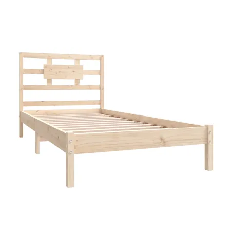 Cadre de lit sans matelas 90x190 cm bois massif